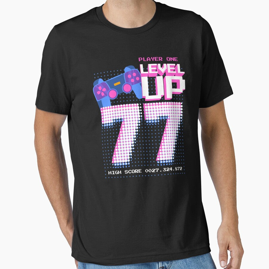 Player One Level Up 77 by patternprint1