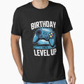 Birthday Boy Time to Level Up Video Game Birthday Gamer by KonstanKoraner