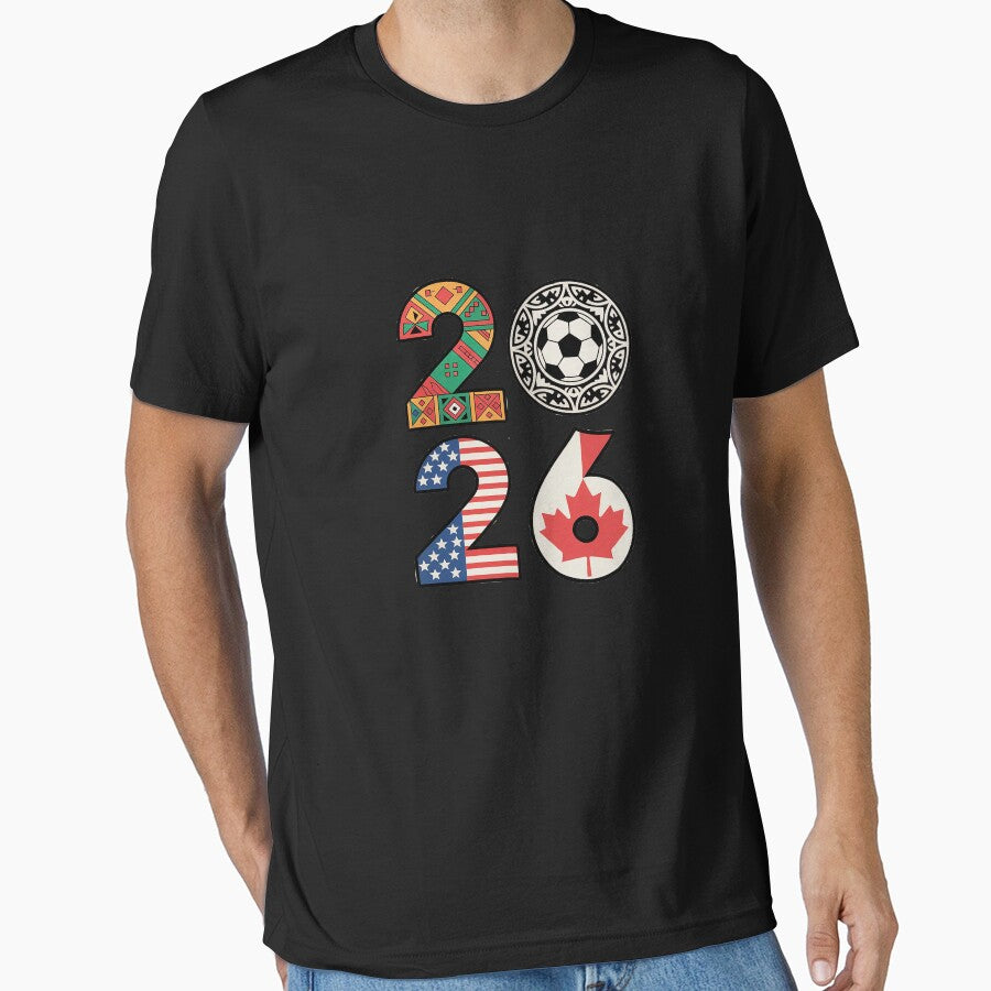 2026 Football Countries Design – USA, Canada & Mexico Inspired Art by Verycutethings