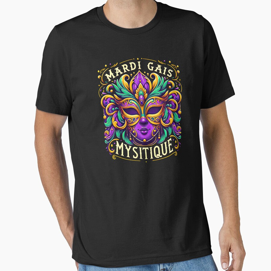 Mardi Gras Mystique Mask: Enchanting Carnival Elegance by MAPDDesigns