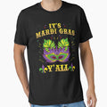 Its Mardi Gras Yall Tshirt Mardi Gras Party Mask Costume - Mardi Gras Cat by JenniaStore