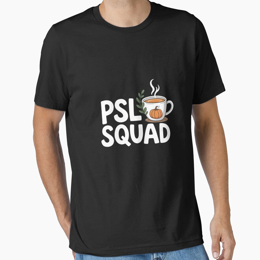 PSL Squad Pumpkin Spice Latte Lover Fall Autumn Halloween by KonstanKoraner