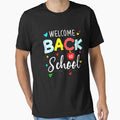 Welcome Back To School First Day Of School Colorful T-Shirt by Bobby-Bancel