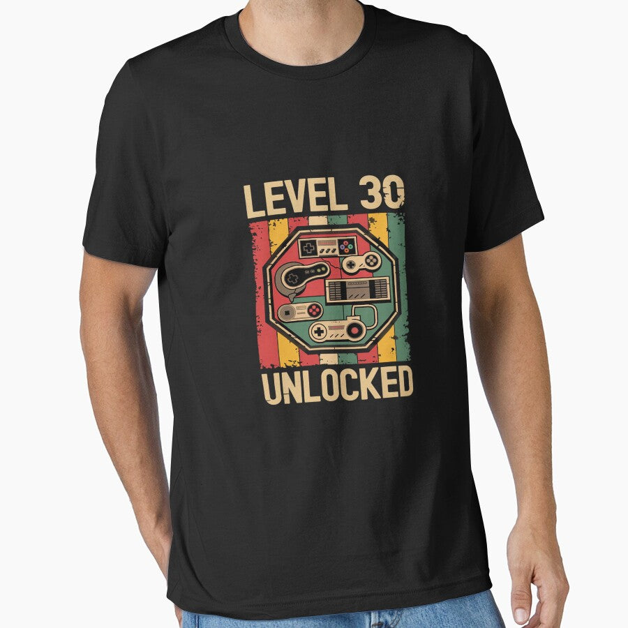 Level 30 Unlocked Video Gamer 30th Birthday1 by MarkLeedsArt