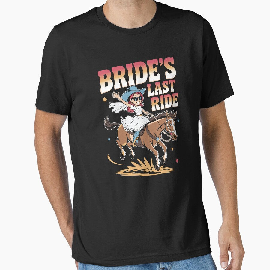 Bride's Last Ride Funny Horse Ride Bachelorette by tmerchtrends