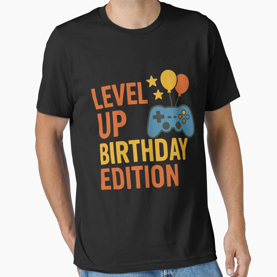 Gamer Birthday Shirt – Level Up Birthday Edition Tee by jad89