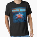 Cousin Beach T-Shirt | Glowing Starfish Ocean Night Beach Vacation Design by PixelWaveBD