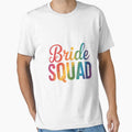 Bride Squad - LGBT Pride Rainbow Flag Bachelorette by SapfireStuArt
