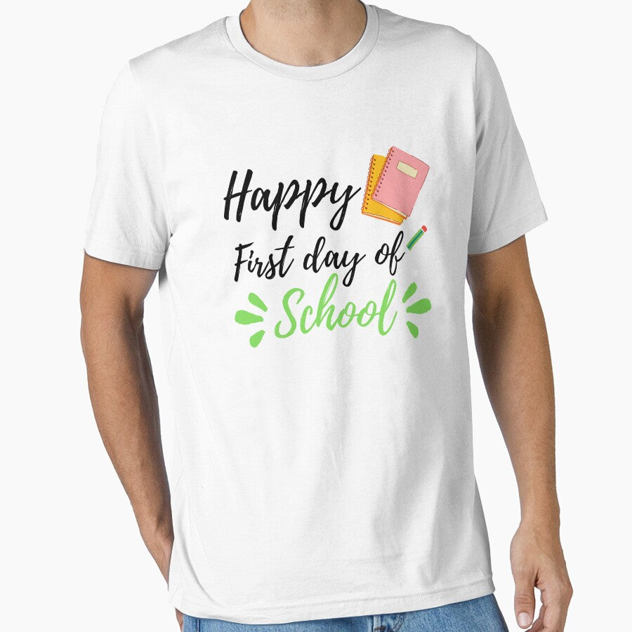 Happy First Day Of School - Funny Gift For Teacher Parent Principal by AlleBedolski
