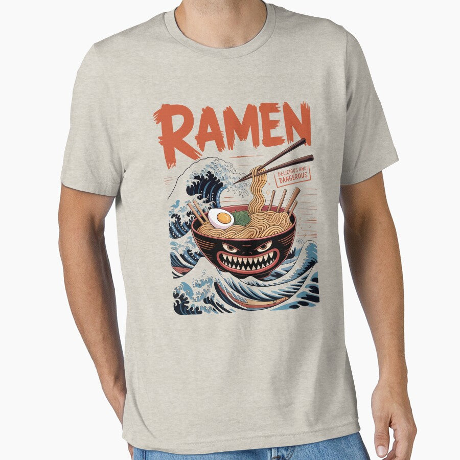 Ramen Delicious and Dangerous Wave by Shirtinho Store