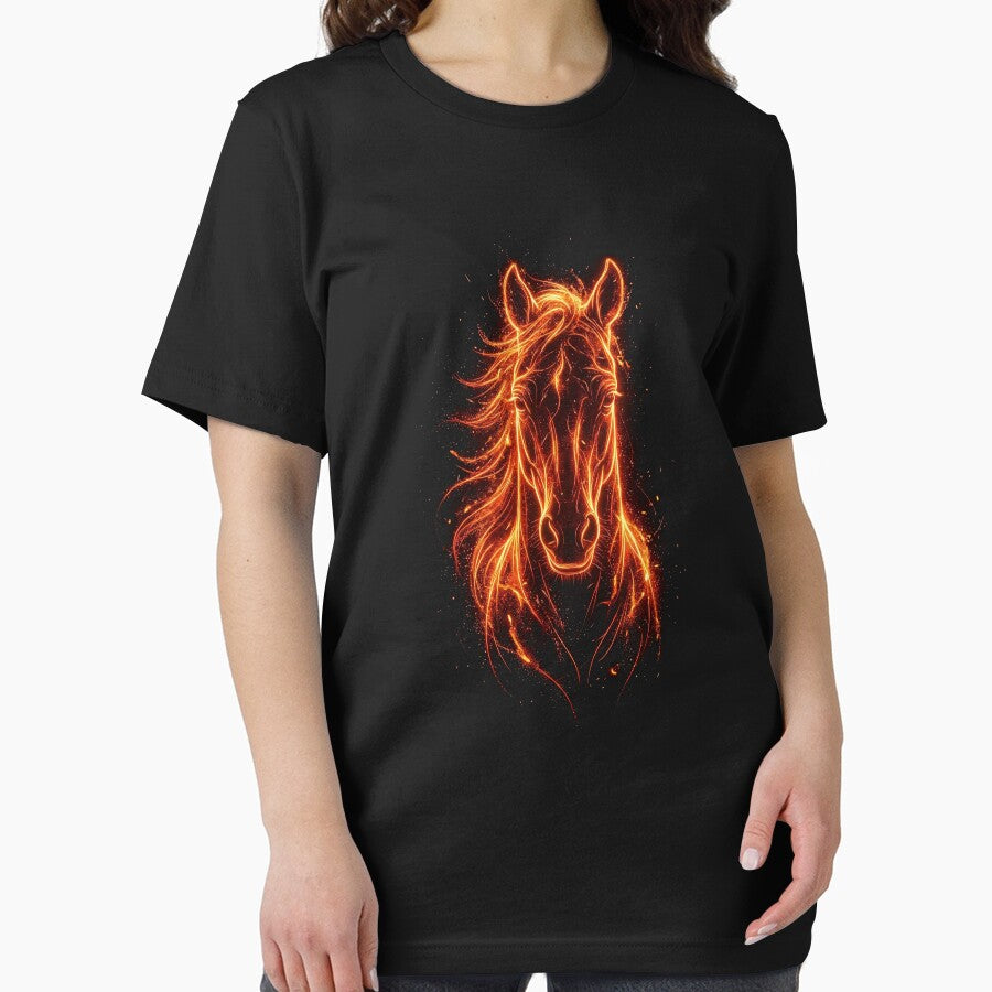 Neon Fire Horse 2026 - Year of the Horse Zodiac by Aura Art Studio