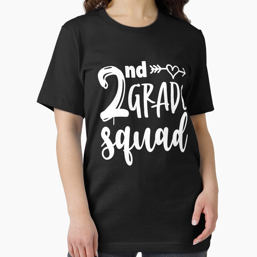 2nd grade squad, Back to school hand lettered, first day of school Kindergarten, Teacher gift by ShutterKapan