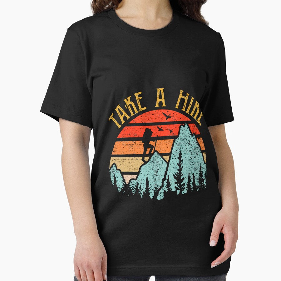 Hiking Take A Hike Funny Hiker Gift Camping Camper by GreggRoss