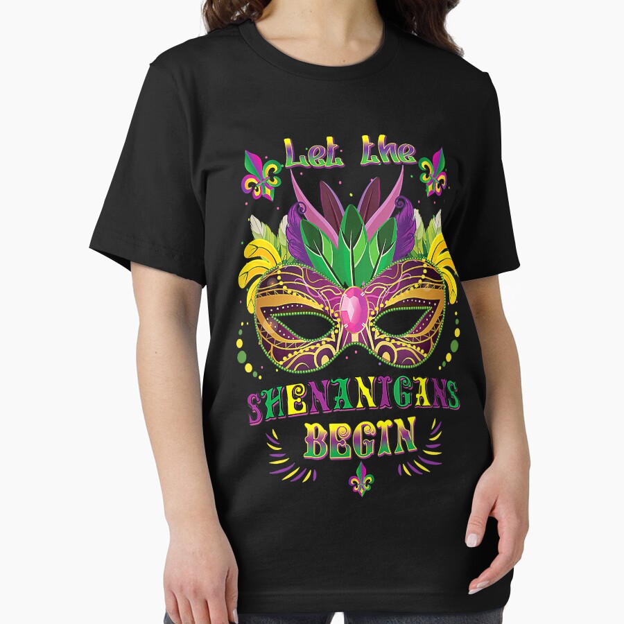 Mardi Gras Mask Costume Let The Shenanigans Begin by BrandyBare
