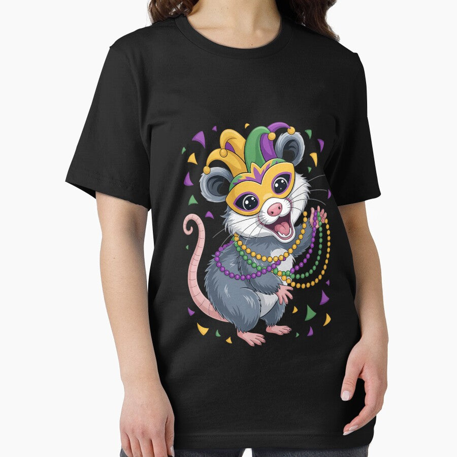 Mardi Gras possum in a mask and beads by JonathalIngham