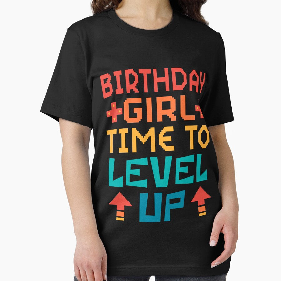 Birthday Girl, Time to Level Up. Retro by ACC