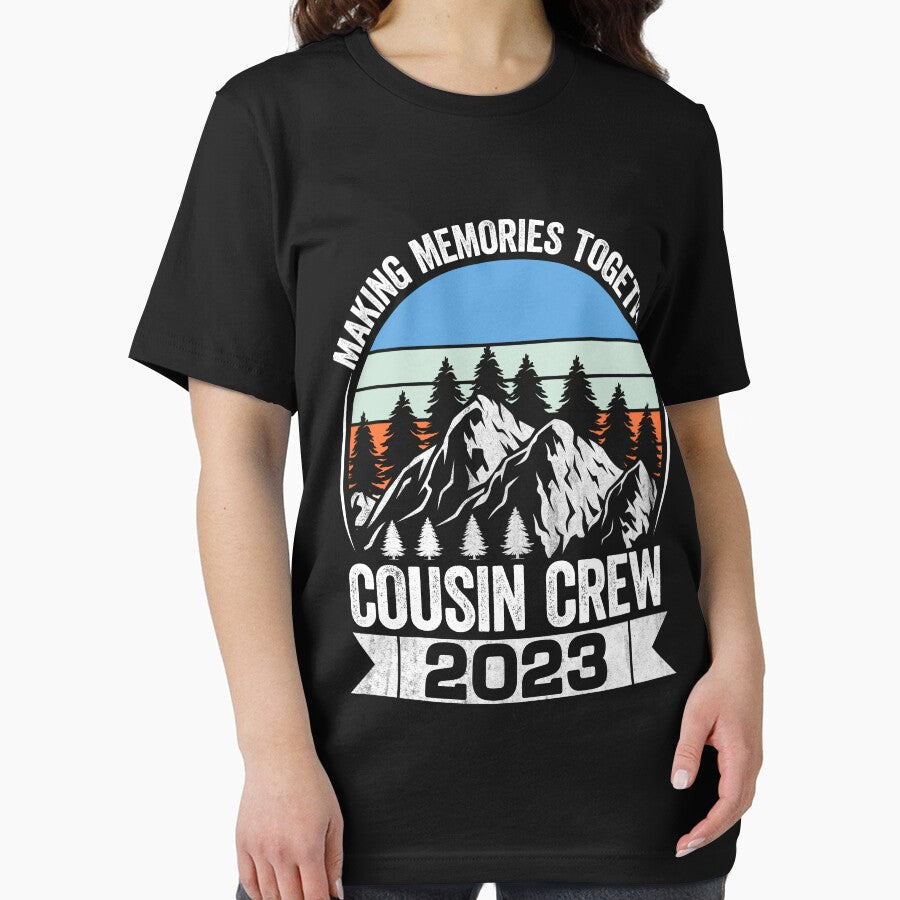Cousin Crew 2023 Family Trip Mountains Camping T-shirt by KGN  CREATIVITY