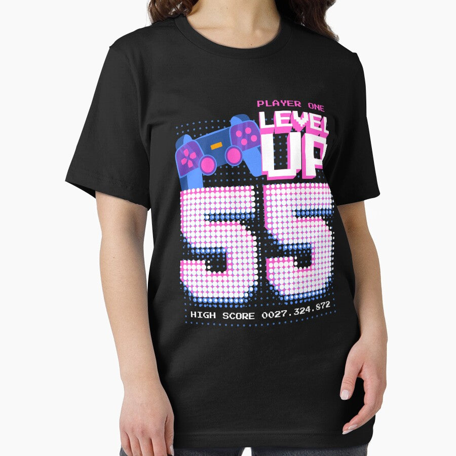 Player One Level Up 55 by patternprint1