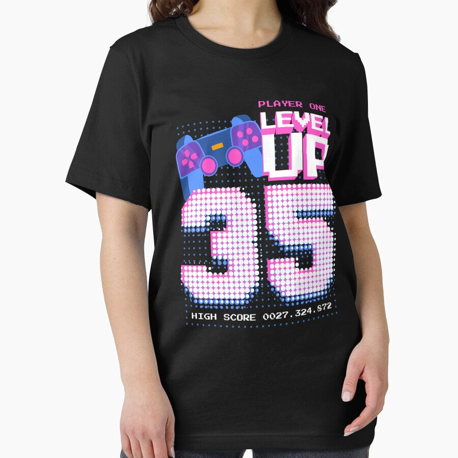 Player One Level Up 35 by patternprint1