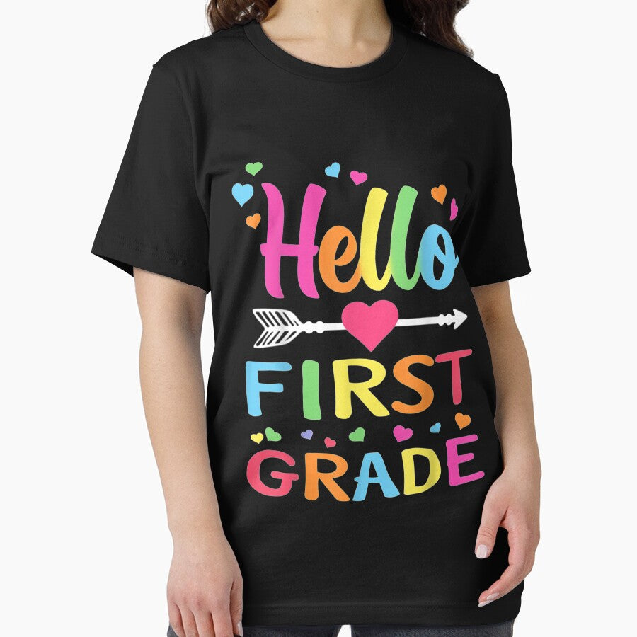 Hello First Grade Back To School by RubDecrease