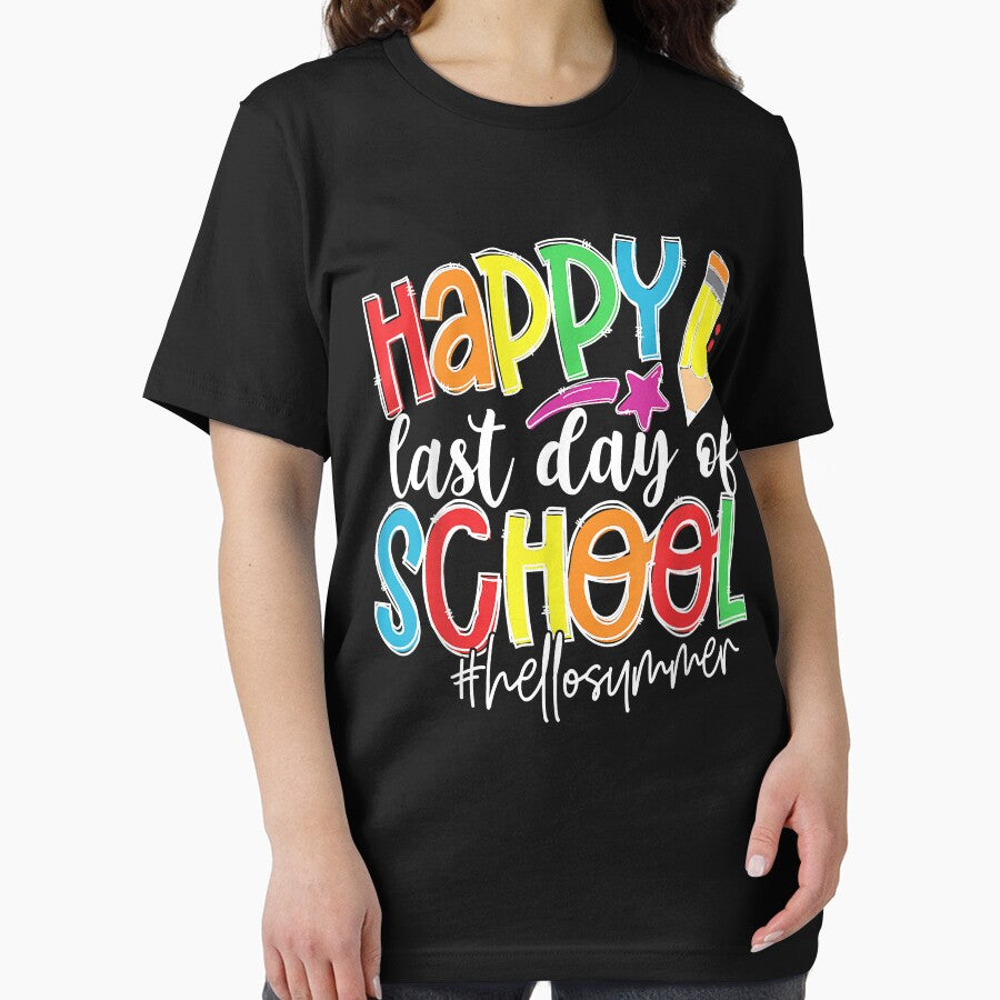 Happy Last Day Of School Teacher Kids Graduation Last Day by AdrienDierckx