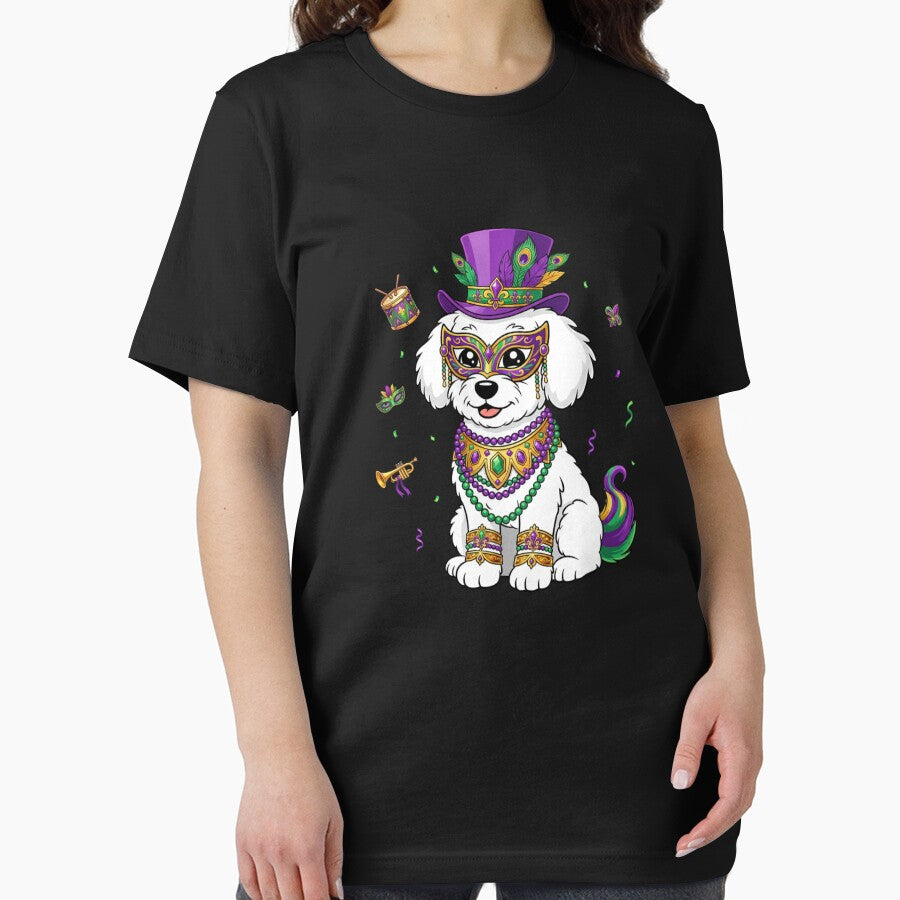 Mardi Gras Dog Masked Top Hat Beads by CORJIDOG-ART