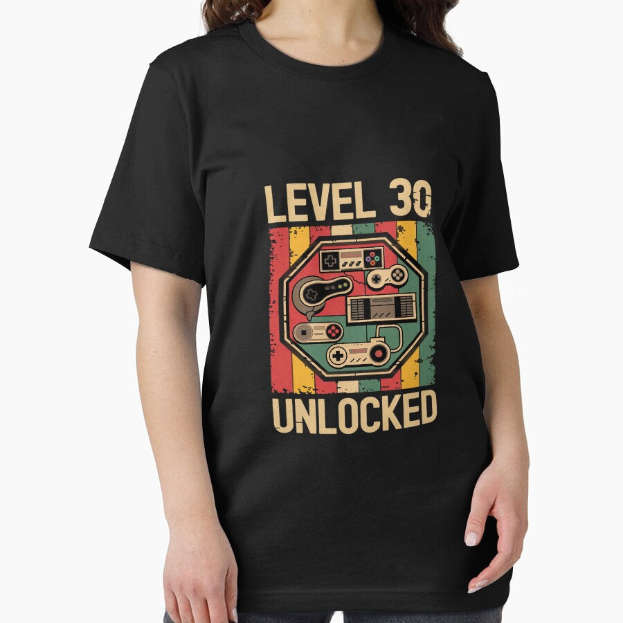 Level 30 Unlocked Video Gamer 30th Birthday1 by MarkLeedsArt