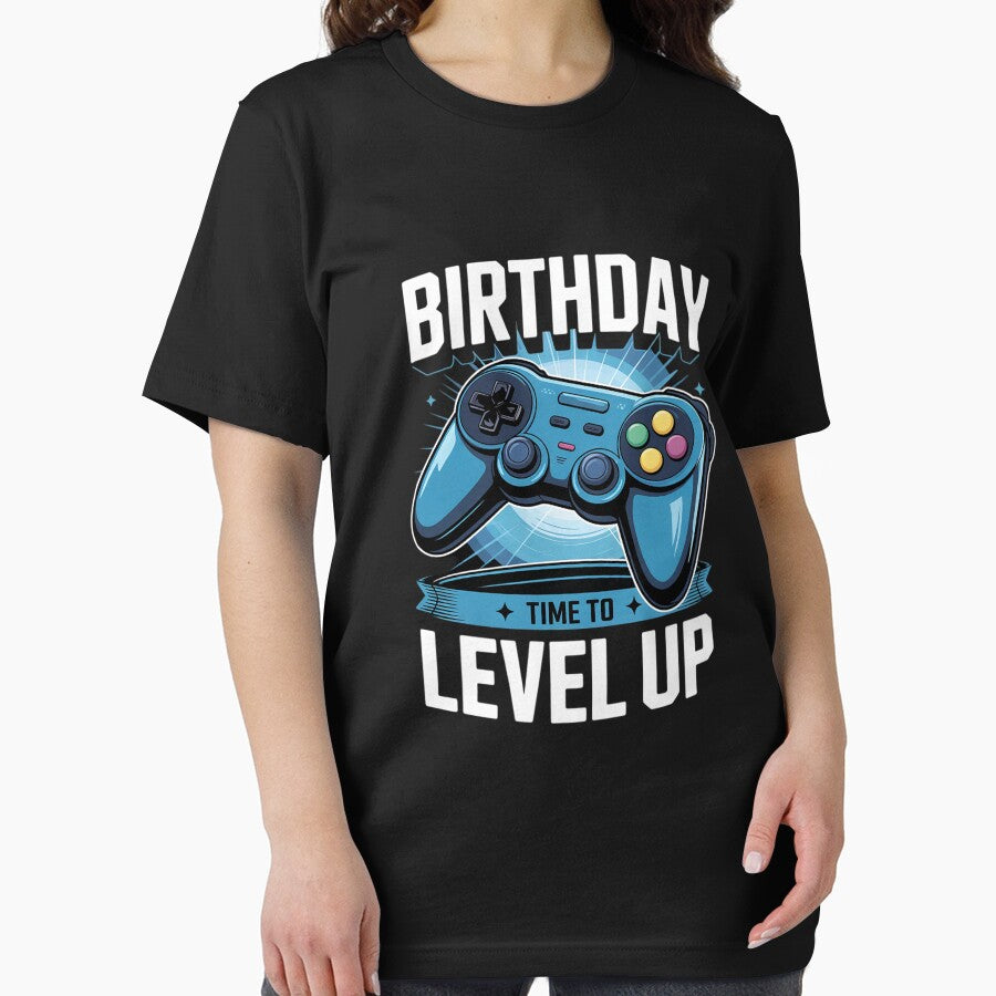 Birthday Boy Time to Level Up Video Game Birthday Gamer by KonstanKoraner