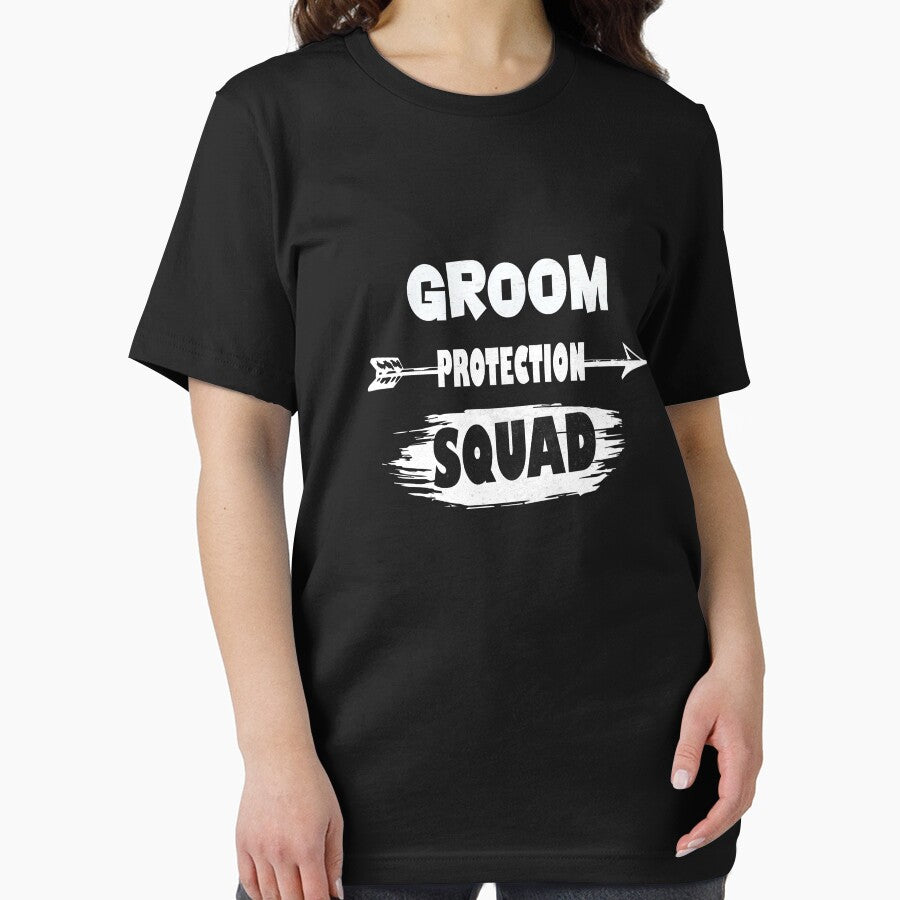 Groom Protection Squad - Funny Grooms Bachelor Party Gift graphic by Grabitees