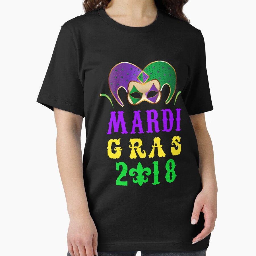 Mardi Gras Costume Shirt Beads Louisiana by PopArtDesigns