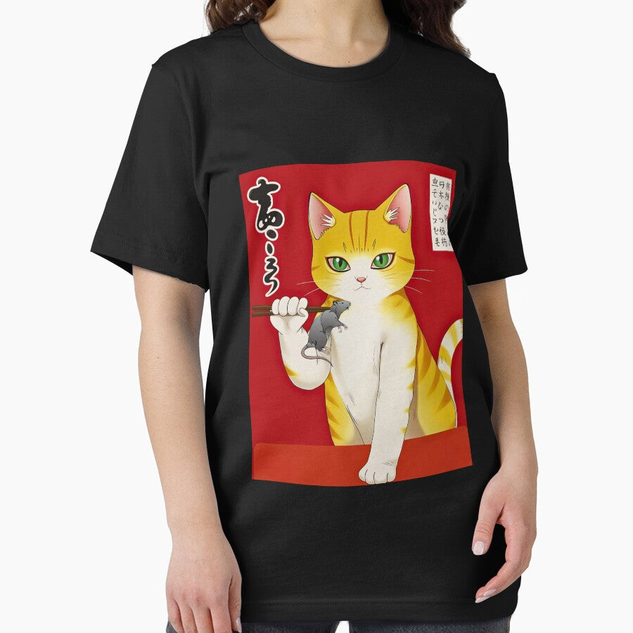 CAT - ANIME CAT EATS RAT by HeathersTease