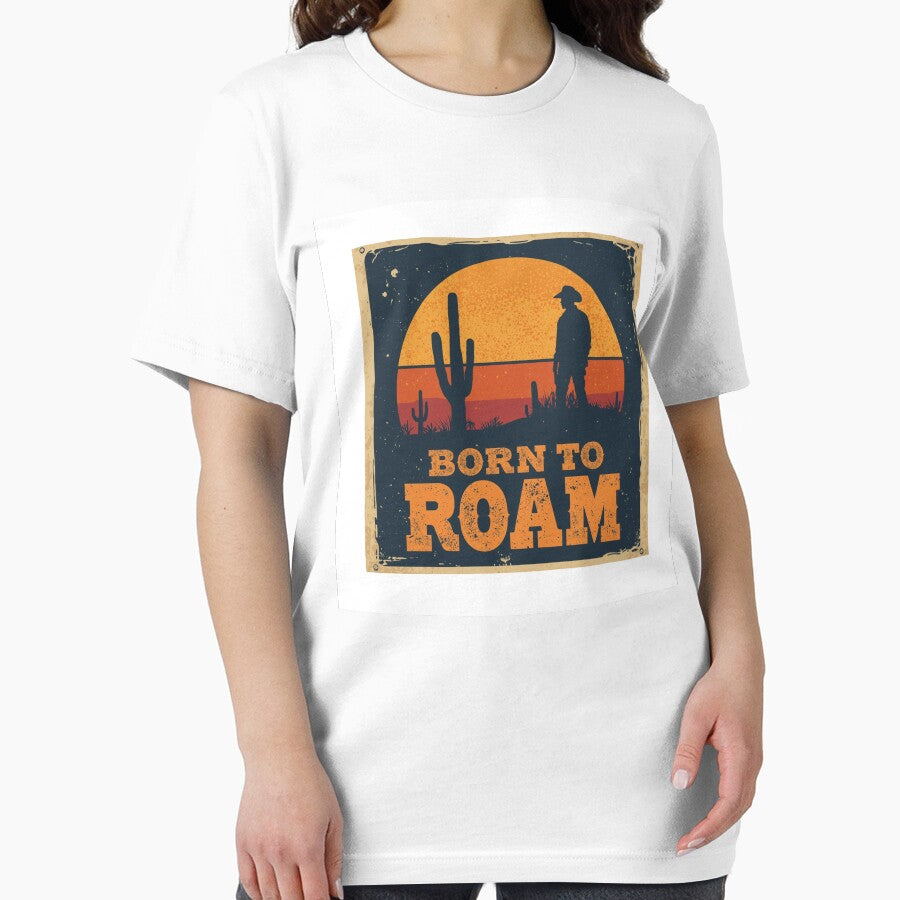 Born To Roam Vintage Desert Sunset by ZestifyArt200