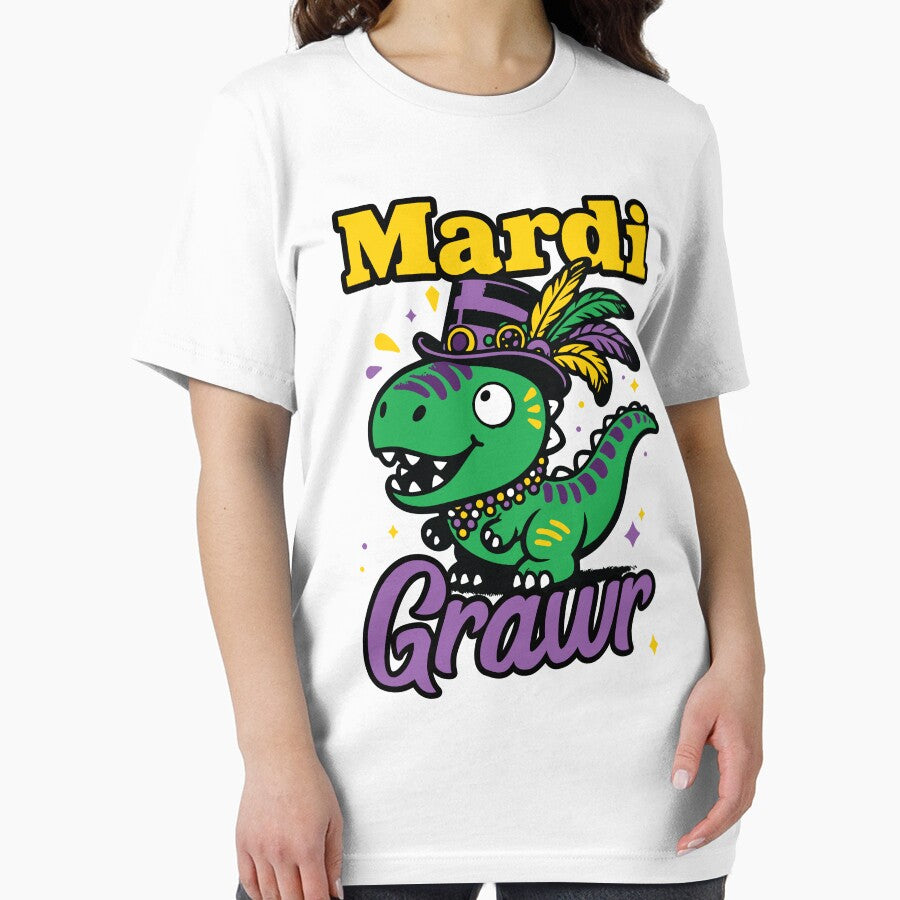 Mardi Grawr, Mardi Gras Dinosaur by PaulSDesign