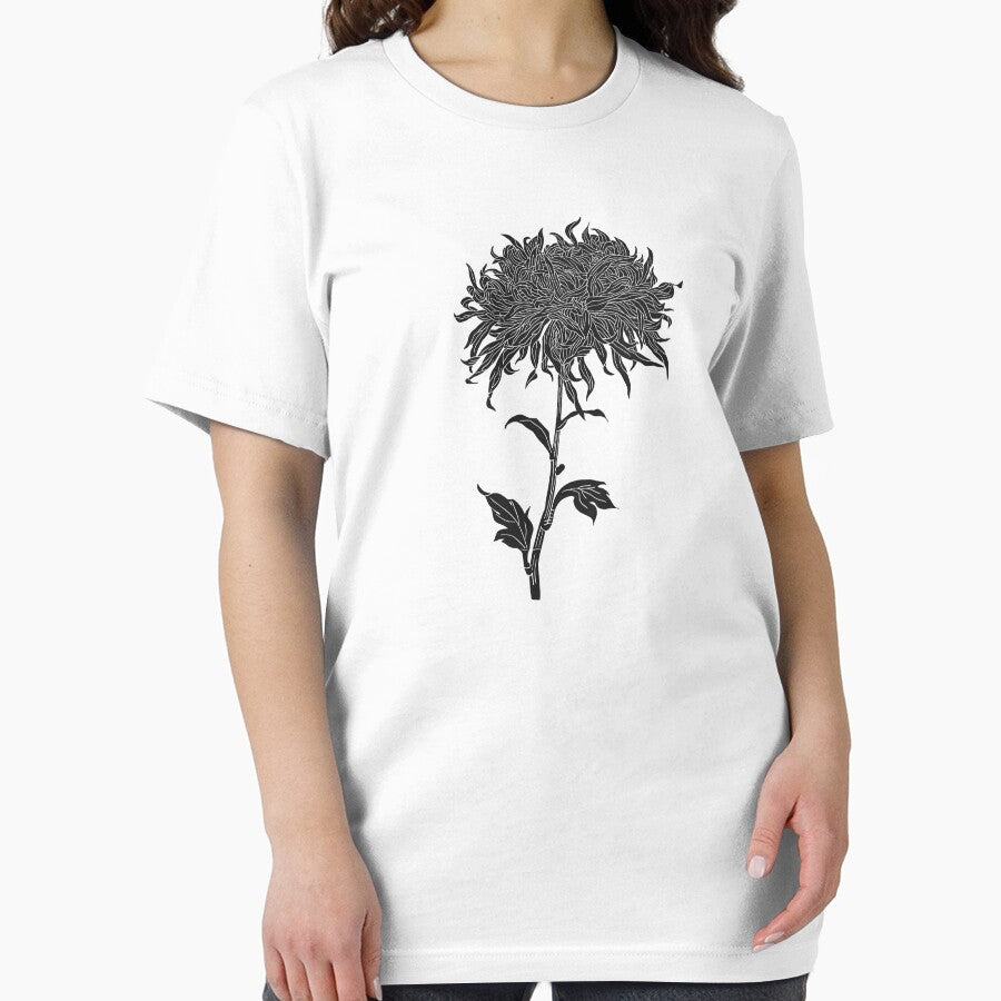 Chrysanthemum – Japanese Line Art Botanical | Plant Atlas by tokomoroJP
