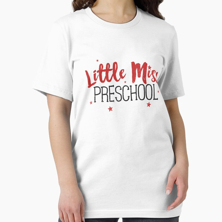 Little Miss Preschool Shirt Pink Back to School by 14thFloor