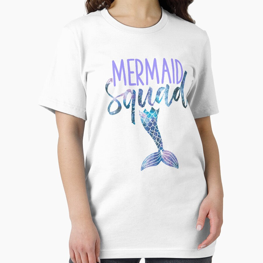 Mermaid Squad Cute Funny Birthday Bridal Bachelorette Party by MintedFresh