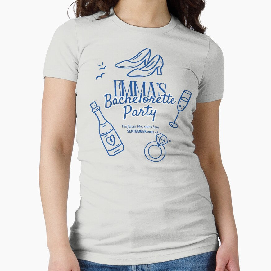 Emma's Bachelorette Party Bridal Squad Wedding Celebration Design by DestructionGOD
