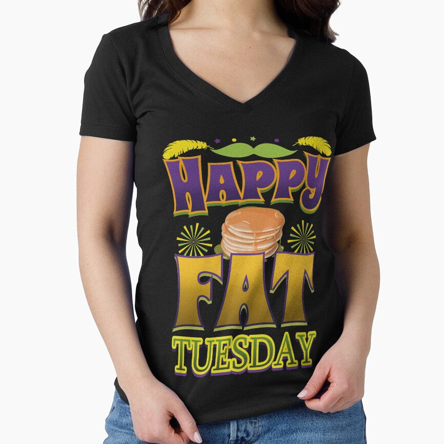 Happy Fat Tuesday Eat Pancakes by Deestylistic