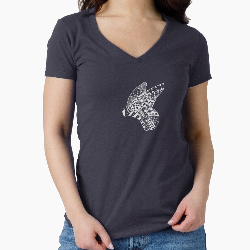 White Butterfly Art by r-l-designs