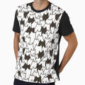 Cute Cat Lineart Pattern – Minimal Hand-Drawn Kittens by KaosK