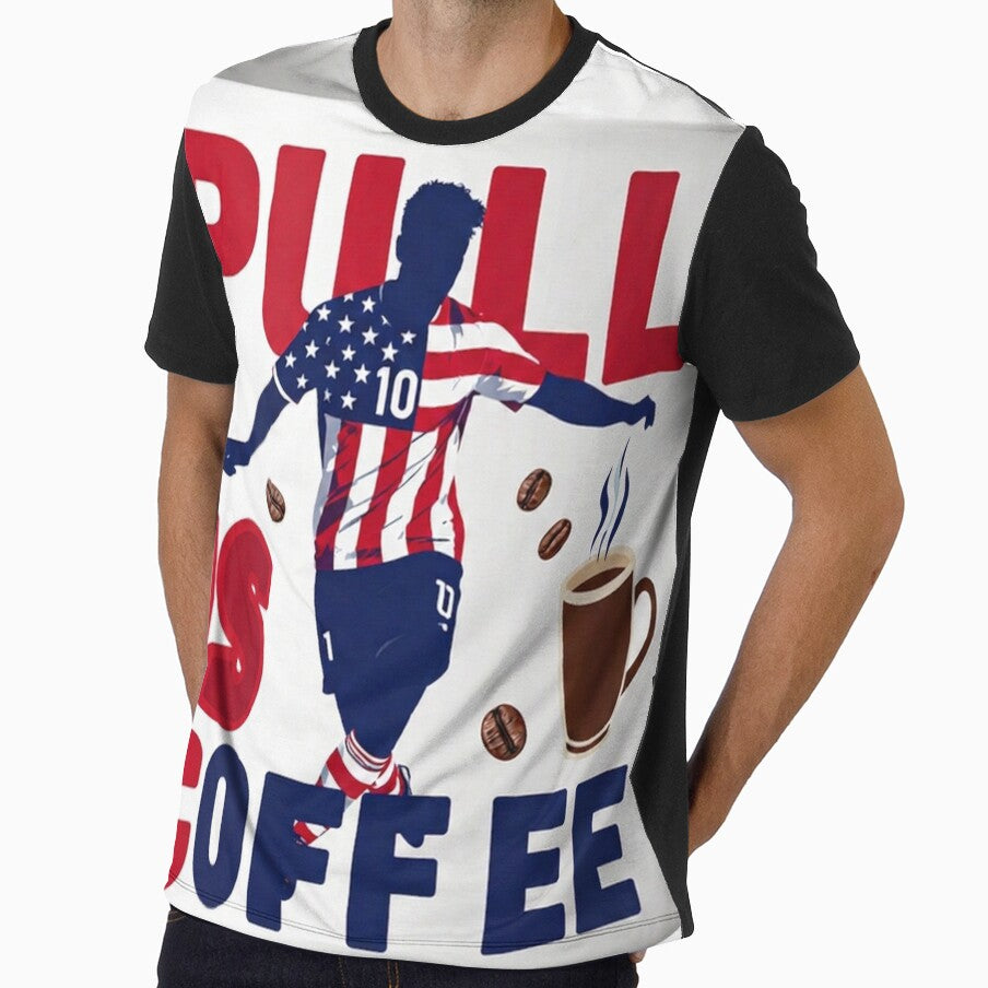 Pull Is Coffee Funny American Soccer Fan Coffe Mug by pixelandpassionart