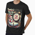Santa's Wake-Up Call Funny Alarm Clock Christmas T-Shirt by GeniePixel