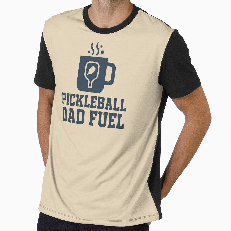 Pickleball Dad Fuel – Coffee & Paddle Sports Design by MarCinu Art