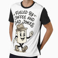 Fueled by Coffee Dad Jokes Rubber Hose Father's Day by TeNovaStudio ⭐⭐⭐⭐⭐