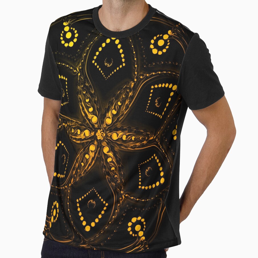 Gold Rose Mandala III by kernowerno
