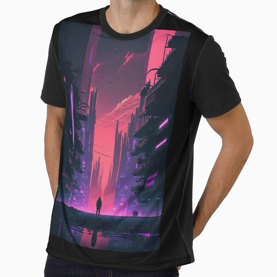 80s Synthwave Cyberpunk City #1 by RESToRAPTOR