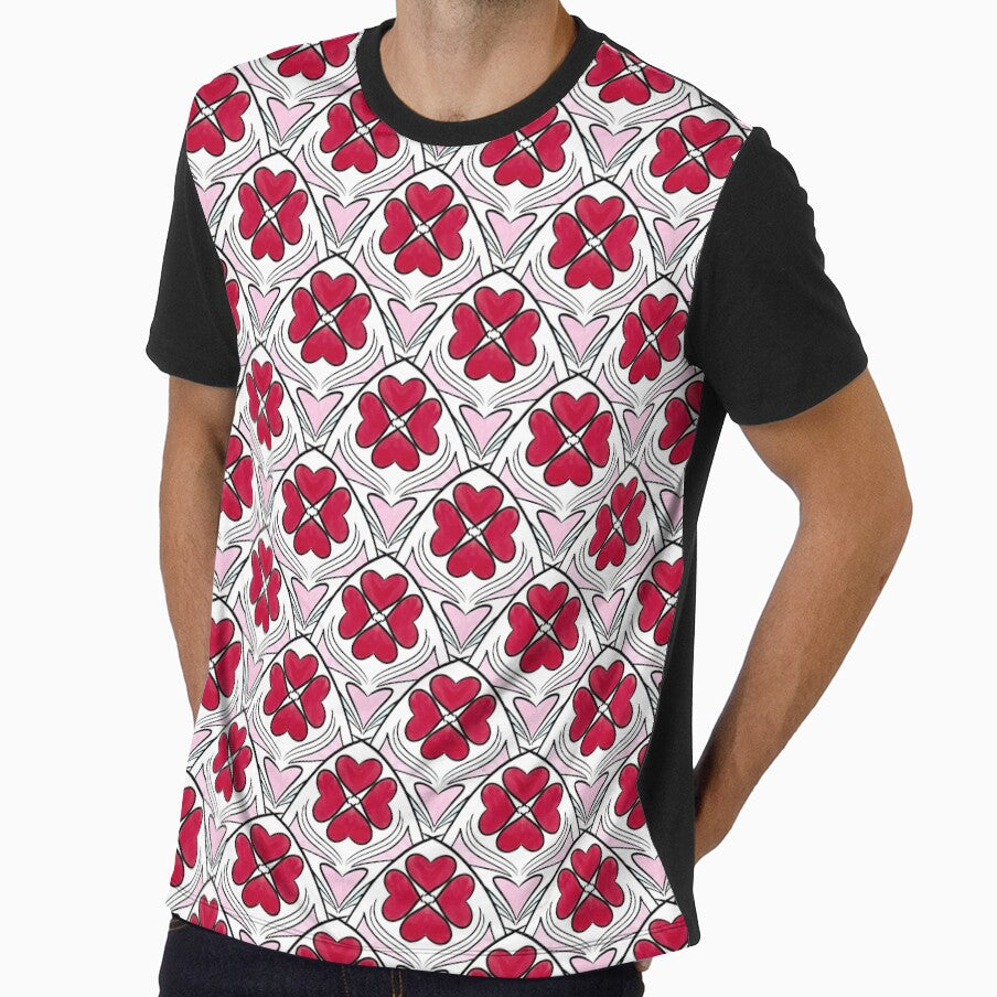 Hearts Pattern - Art Nouveau Inspired by alisnwonderland