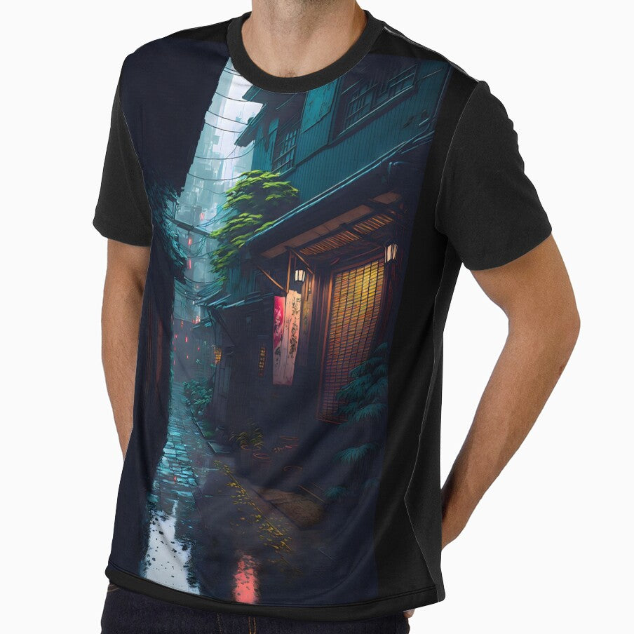 Rainy Kyoto Alleyway | Kyoto City | Kyoto Rain | Kyoto Neon | Kyoto Cyberpunk by CosmicLoots