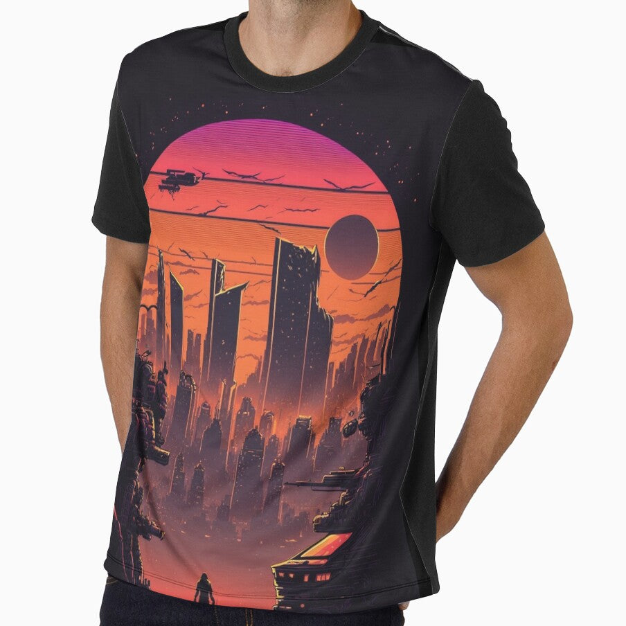 80s Retro Cyberpunk City by RESToRAPTOR