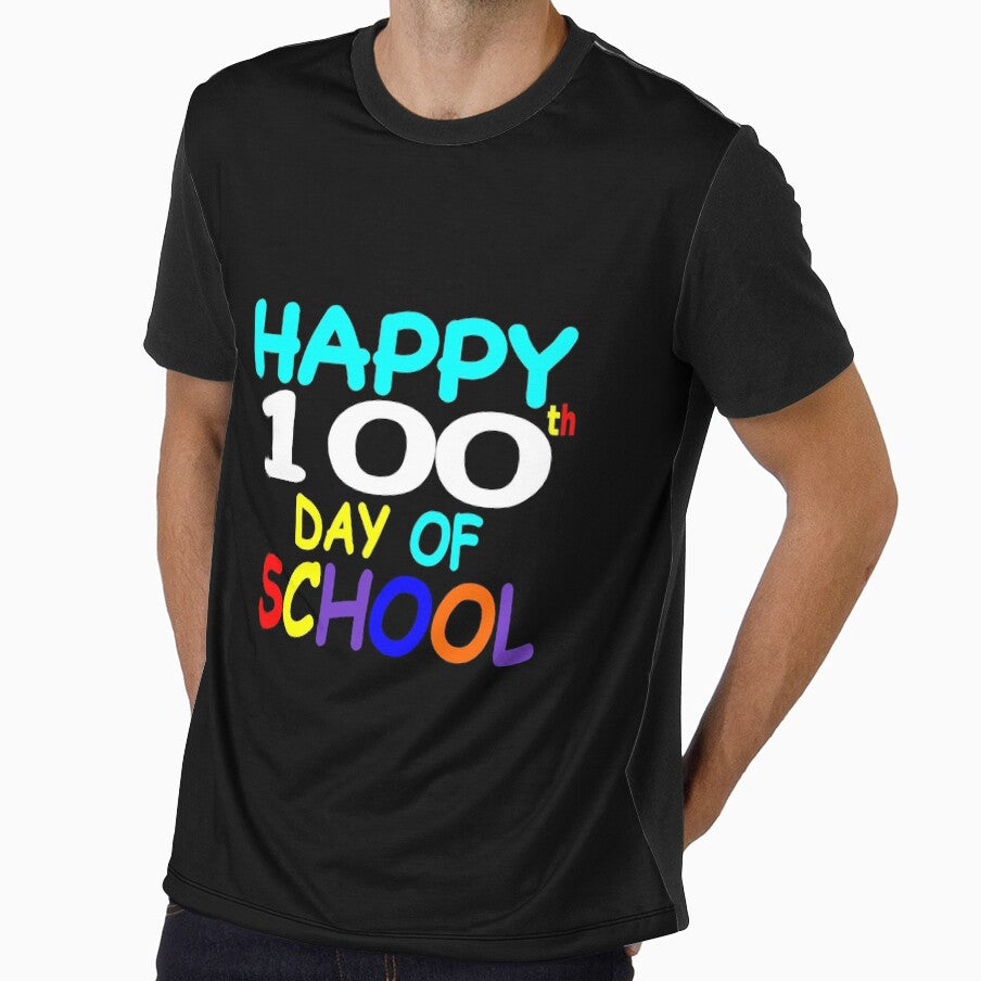 Happy 100 Days Of School A-mong With Us For Kids Game Lover T-Shirt by Dibes94